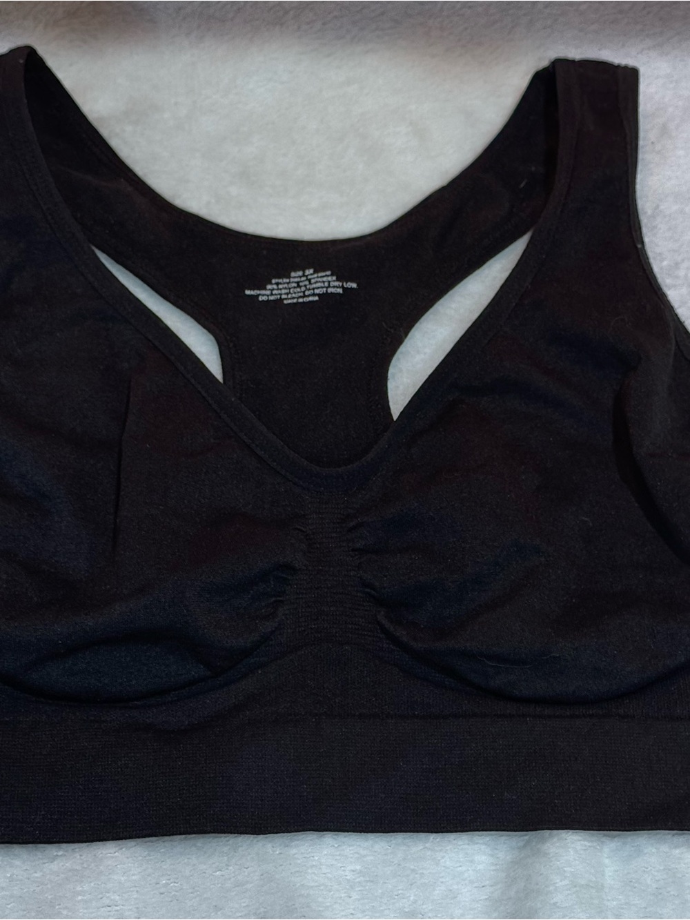 Black Seamless Racerback Bralette - Women Intimates & Sleepwear
